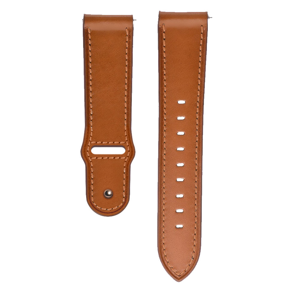 Brown Modern Buckle Leather Loop -