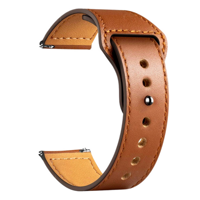 Brown Modern Buckle Leather Loop - Default Title